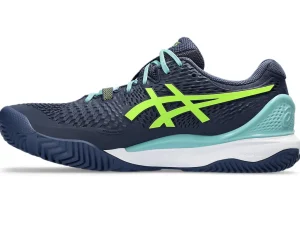 ASICS Padel | Schoenen>GEL-RESOLUTION 9 PADEL Thunder Blue/Electric Lime