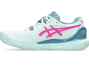 ASICS Padel | Padel>GEL-RESOLUTION 9 PADEL Soothing Sea/Hot Pink