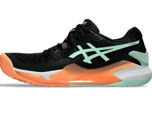 ASICS Padel | Padel>GEL-RESOLUTION 9 PADEL Black/Mint Tint