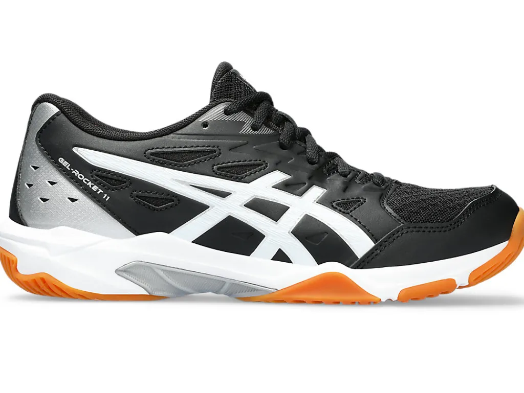 gelrocket__0-10.webp ASICS Netbal | Squash & badminton>GEL-ROCKET 11 Black/Pure Silver