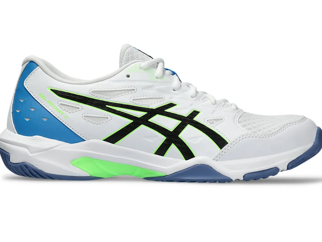 gelrocket__0-3.webp ASICS Squash & badminton | Handbal>GEL-ROCKET 11 White/Lime Burst