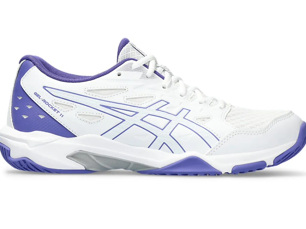 gelrocket__0-5.webp ASICS Netbal | Squash & badminton>GEL-ROCKET 11 White/White
