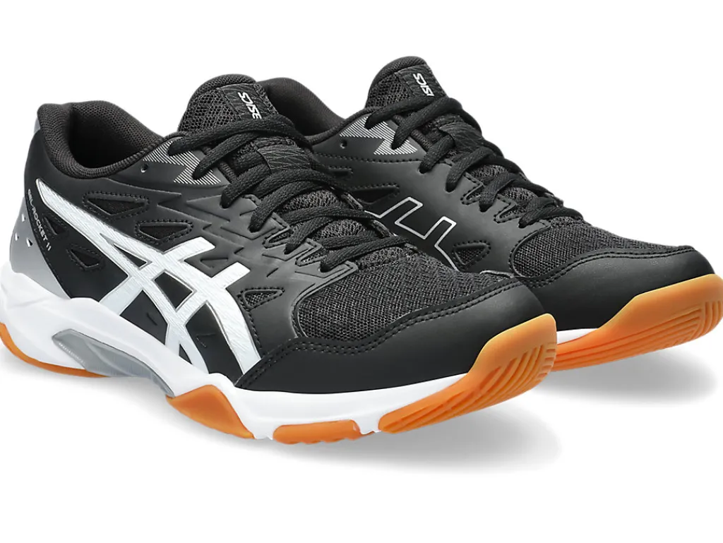 gelrocket__1-10.webp ASICS Netbal | Squash & badminton>GEL-ROCKET 11 Black/Pure Silver