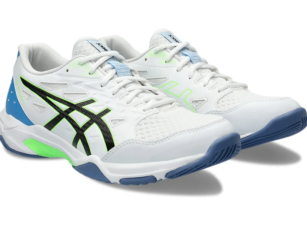 gelrocket__1-3.webp ASICS Squash & badminton | Handbal>GEL-ROCKET 11 White/Lime Burst
