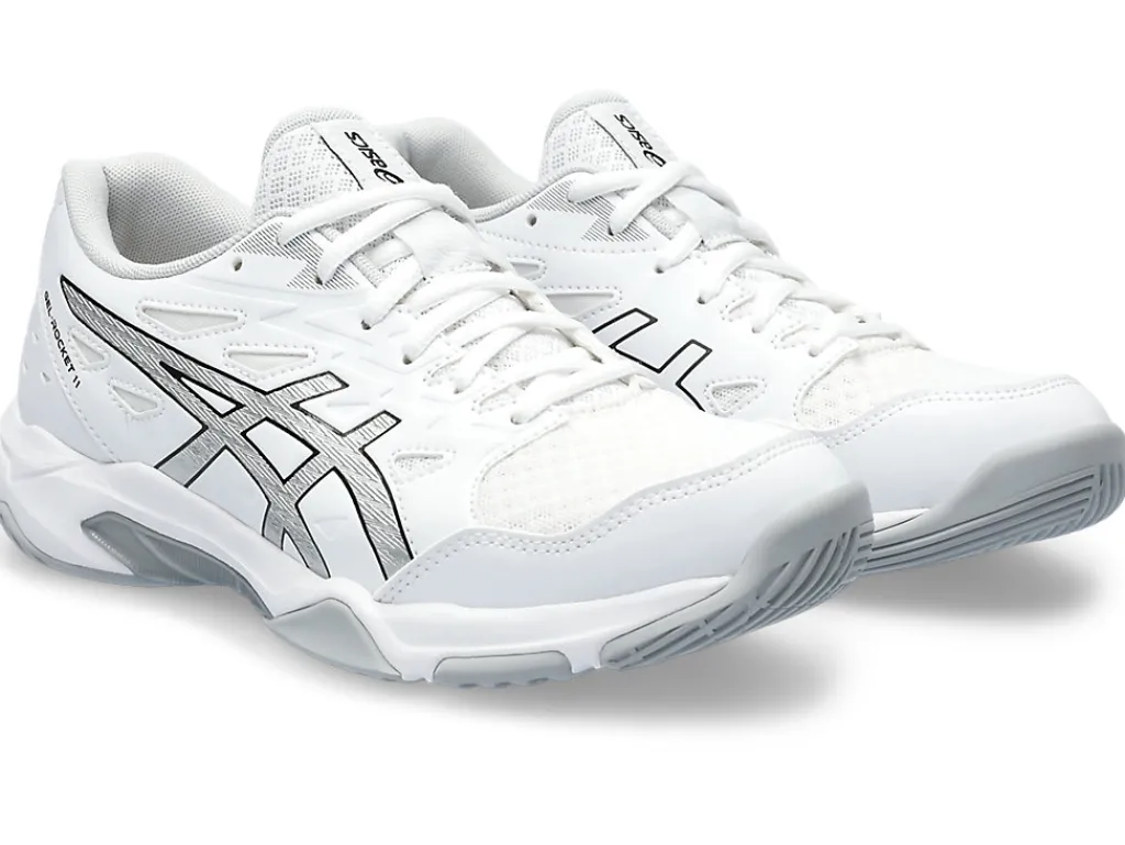 gelrocket__1-8.webp ASICS Netbal | Squash & badminton>GEL-ROCKET 11 White/Pure Silver