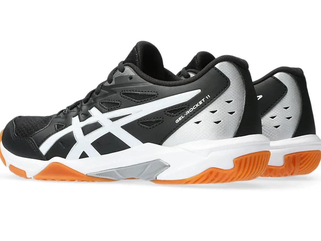 gelrocket__2-10.webp ASICS Netbal | Squash & badminton>GEL-ROCKET 11 Black/Pure Silver
