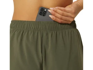 ASICS Kleding | Hardlopen>ICON 4IN SHORT Mantle Green