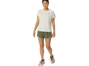 ASICS Kleding | Hardlopen>ICON 4IN SHORT Mantle Green