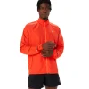 ASICS Kleding | Hardlopen>ICON JACKET True Red/Sunrise Red