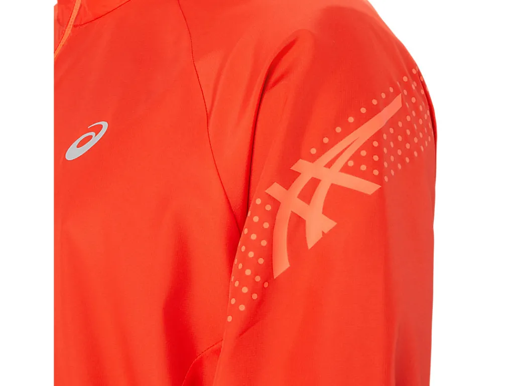 icon_jacket_5.webp ASICS Kleding | Hardlopen>ICON JACKET True Red/Sunrise Red