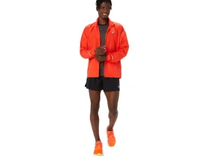 ASICS Kleding | Hardlopen>ICON JACKET True Red/Sunrise Red