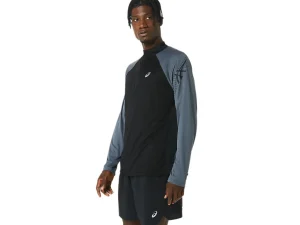 ASICS Kleding | Jassen en vesten>ICON LS 1/2 ZIP Performance Black/Carrier Grey
