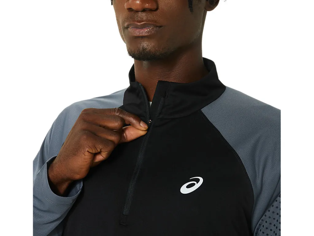 icon_ls__zip_4.webp ASICS Kleding | Jassen en vesten>ICON LS 1/2 ZIP Performance Black/Carrier Grey