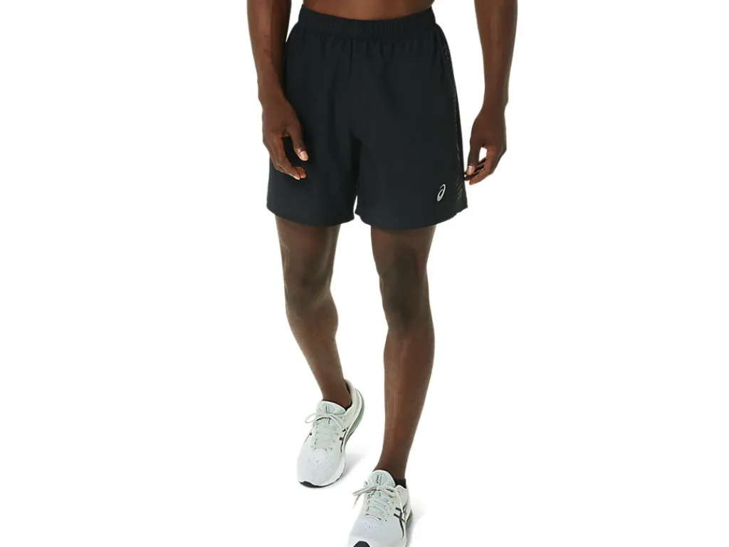 icon_short_0.webp ASICS Kleding | Hardlopen>ICON SHORT Performance Black/Carrier Grey