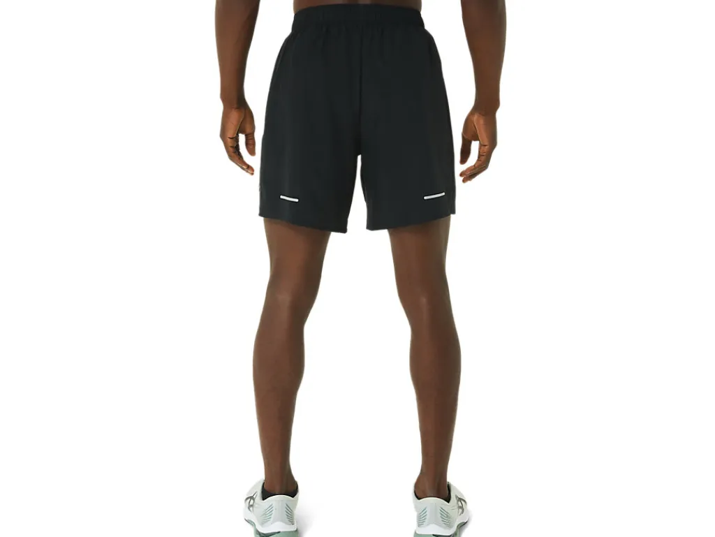 icon_short_1.webp ASICS Kleding | Hardlopen>ICON SHORT Performance Black/Carrier Grey