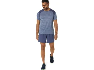 ASICS Kleding | Hardlopen>ICON SHORT Thunder Blue/Midnight Blue