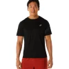 ASICS Kleding | Hardlopen>ICON SS TOP Performance Black/Carrier Grey