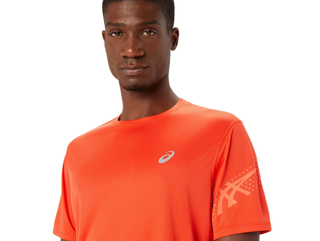 icon_ss_top_3.webp ASICS Kleding | Hardlopen>ICON SS TOP True Red/Sunrise Red