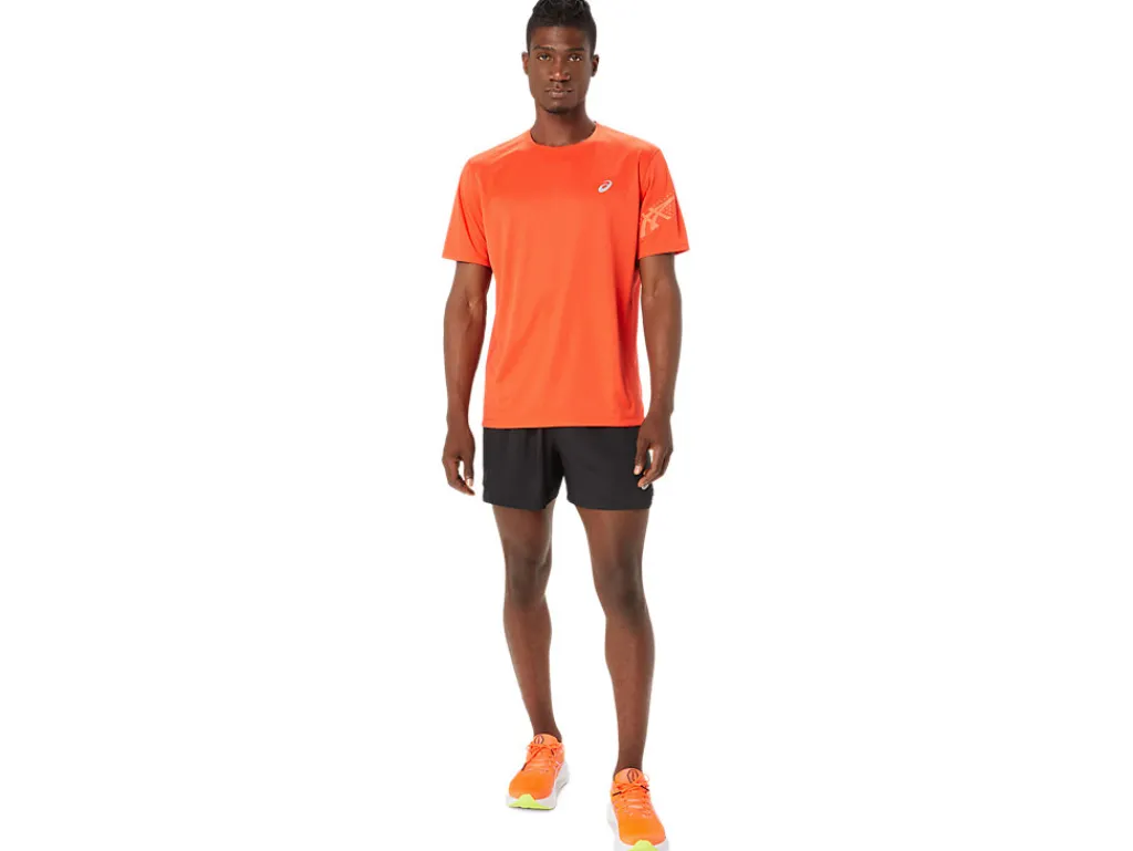 icon_ss_top_4.webp ASICS Kleding | Hardlopen>ICON SS TOP True Red/Sunrise Red
