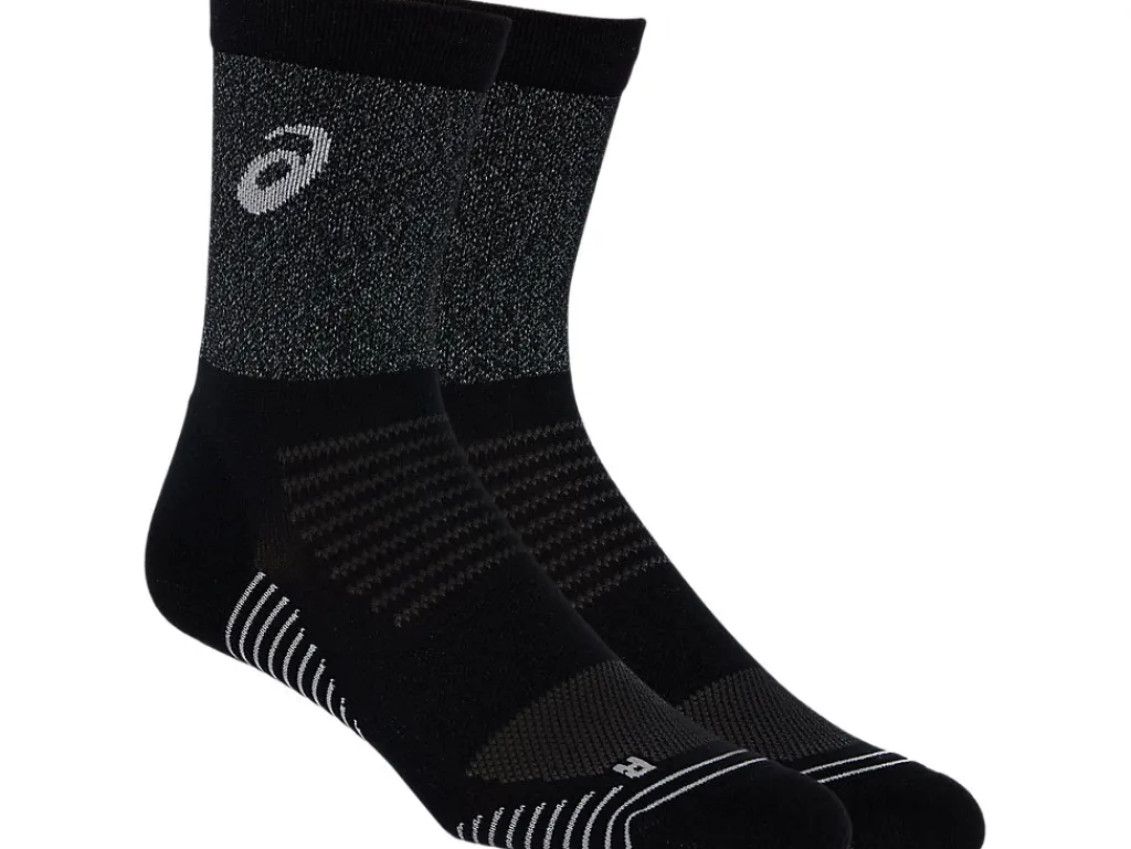 liteshow_run_crew_sock_0.webp ASICS Sokken | Accessoires>LITE-SHOW RUN CREW SOCK Performance Black