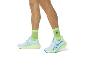 ASICS Hardlopen | Sokken>LITE-SHOW RUN CREW SOCK Lime Burst