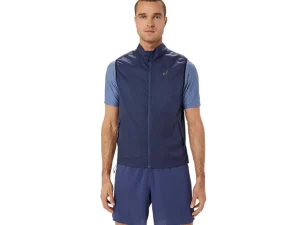 ASICS Kleding | Hardlopen>METARUN PACKABLE GILET Thunder Blue
