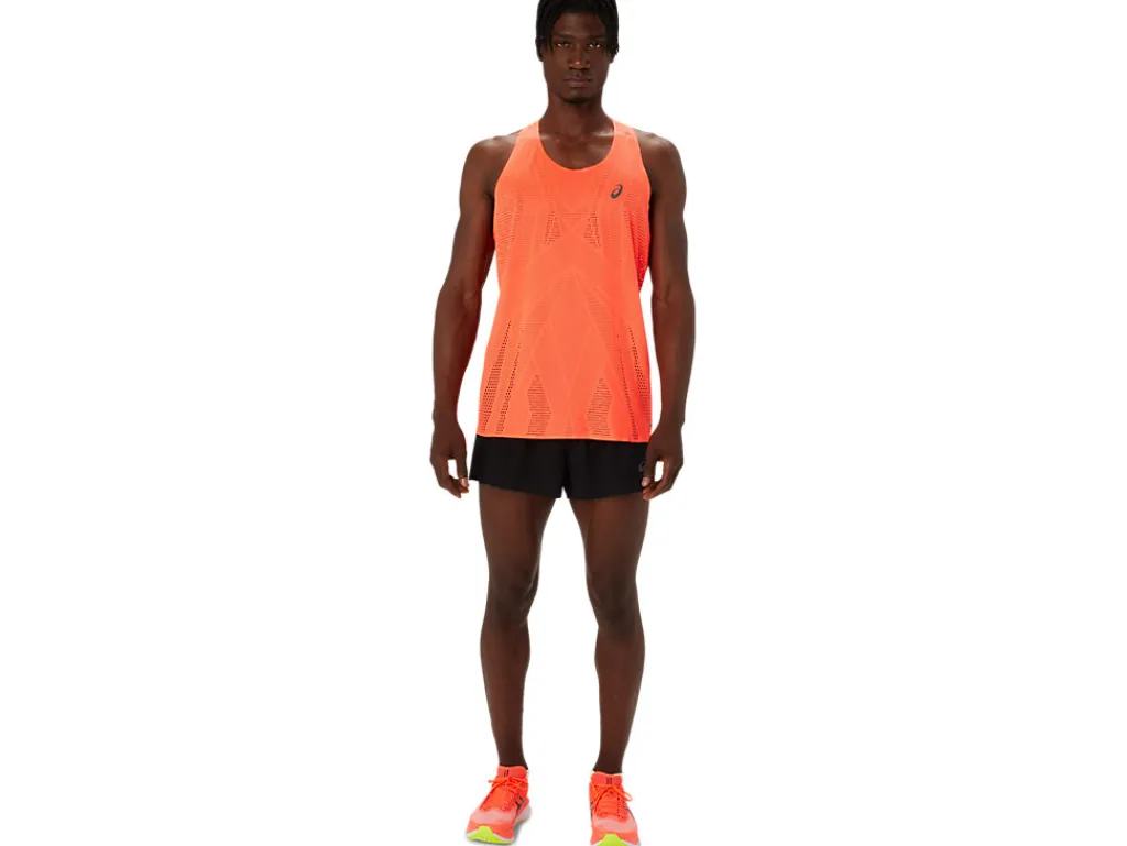 metarun_singlet_5.webp ASICS Hardlopen | Kleding>METARUN SINGLET Sunrise Red