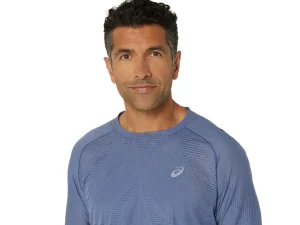 ASICS Kleding | Hardlopen>METARUN SS TOP Denim Blue