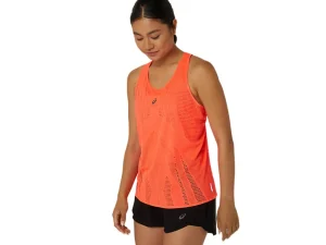 ASICS Kleding | Hardlopen>METARUN TANK Sunrise Red