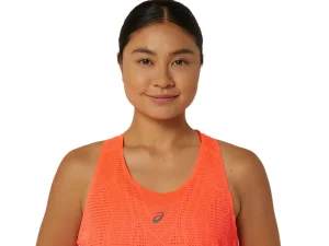 ASICS Kleding | Hardlopen>METARUN TANK Sunrise Red