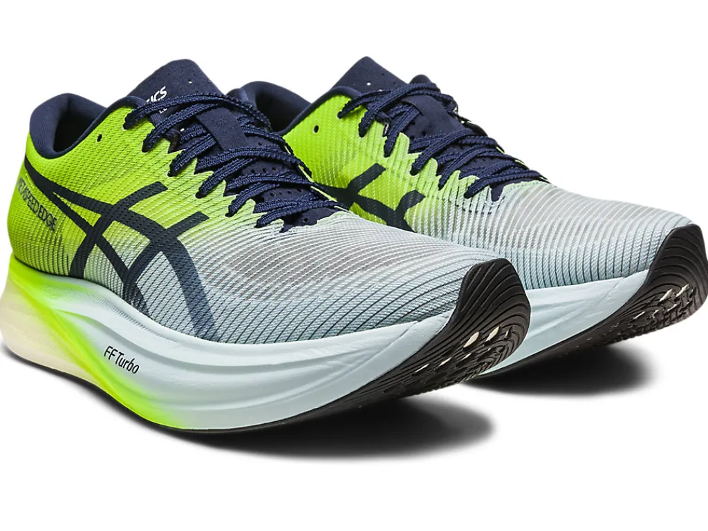 metaspeed_edge_1-2.webp ASICS Run faster | METASPEED™>METASPEED EDGE+ Sky/Hazard Green