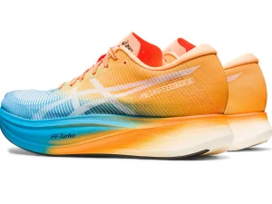 ASICS Run faster | METASPEED™>METASPEED EDGE+ Island Blue/Orange Pop