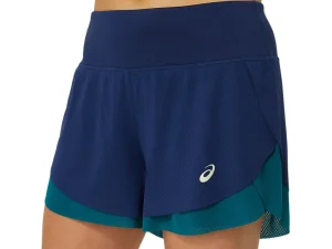 ASICS Kleding | Shorts>NAGINO TENNIS 3.5IN 2-N-1 LAYER SHORT Blue Expanse/Rich Teal