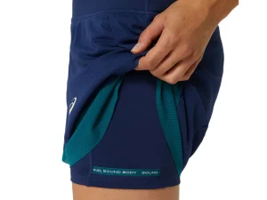 ASICS Kleding | Shorts>NAGINO TENNIS 3.5IN 2-N-1 LAYER SHORT Blue Expanse/Rich Teal