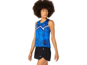 ASICS Kleding | Hardlopen>NATIONS RUN TANK Blue