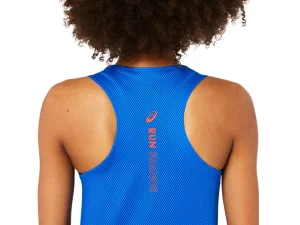 ASICS Kleding | Hardlopen>NATIONS RUN TANK Blue