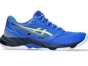 ASICS Netbal | Squash & badminton>NETBURNER BALLISTIC FF 3 Illusion Blue/Glow Yellow