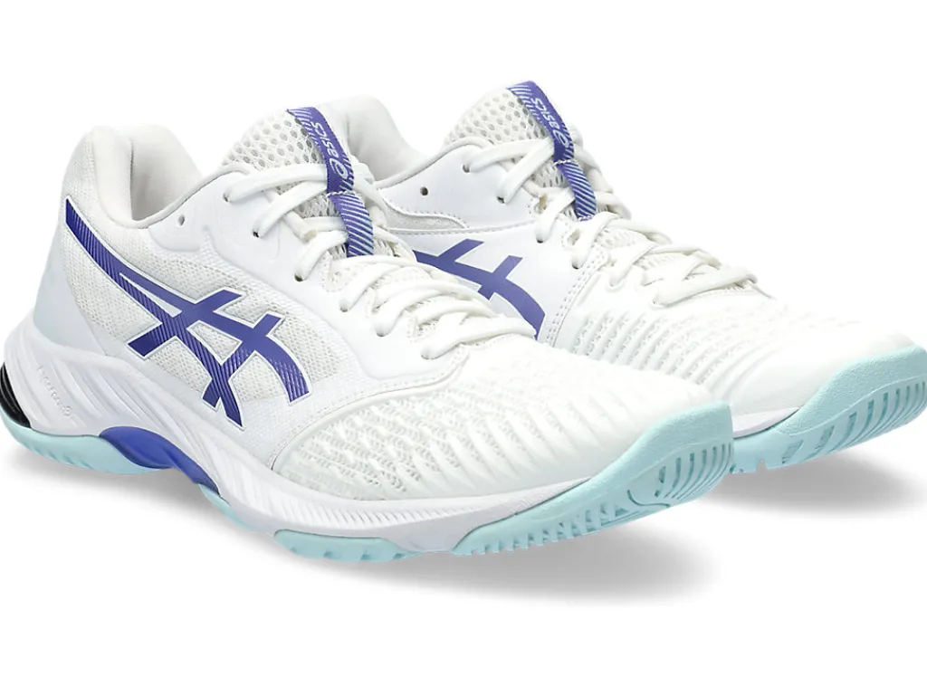 netburner_ballistic_ff__1-4.webp ASICS Netbal | Squash & badminton>NETBURNER BALLISTIC FF 3 White/Blue Violet