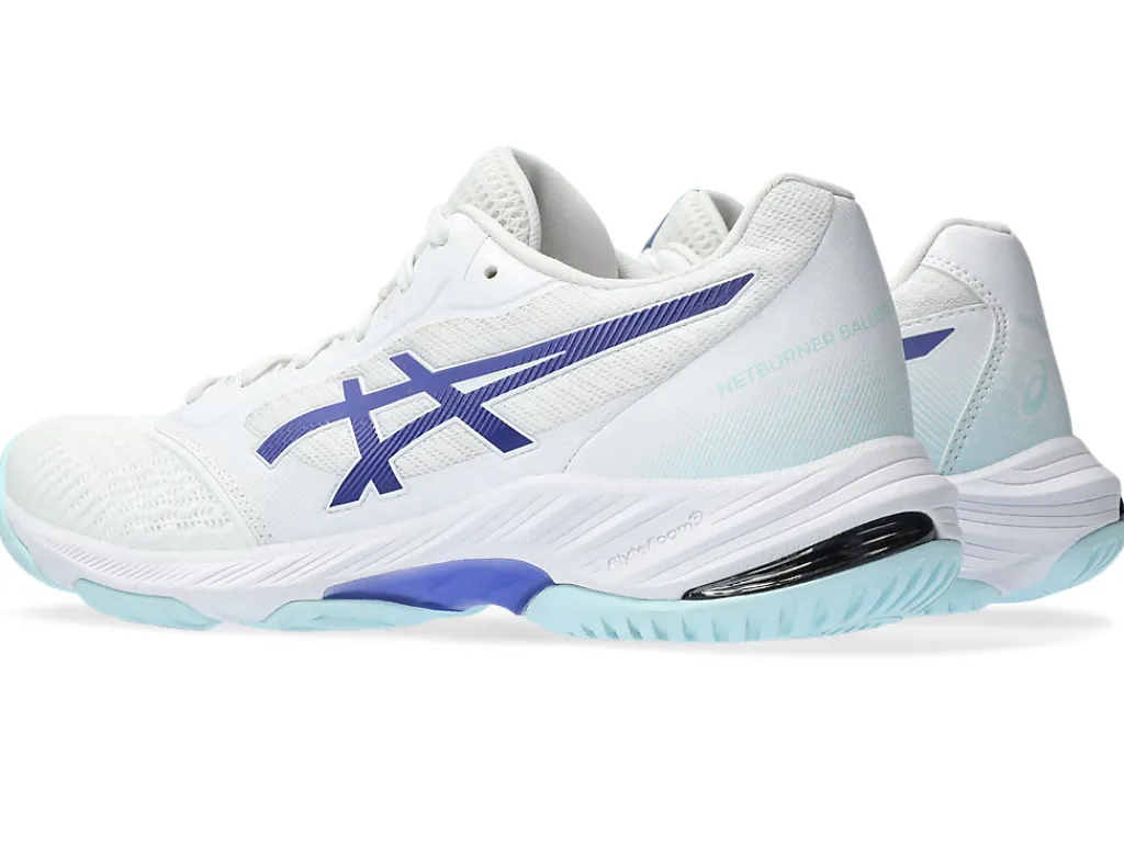 netburner_ballistic_ff__2-4.webp ASICS Netbal | Squash & badminton>NETBURNER BALLISTIC FF 3 White/Blue Violet