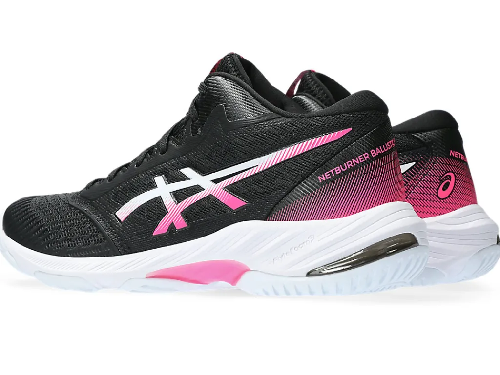 netburner_ballistic_ff_mt_2-1.webp ASICS Netbal | Squash & badminton>NETBURNER BALLISTIC FF MT 3 Black/Hot Pink