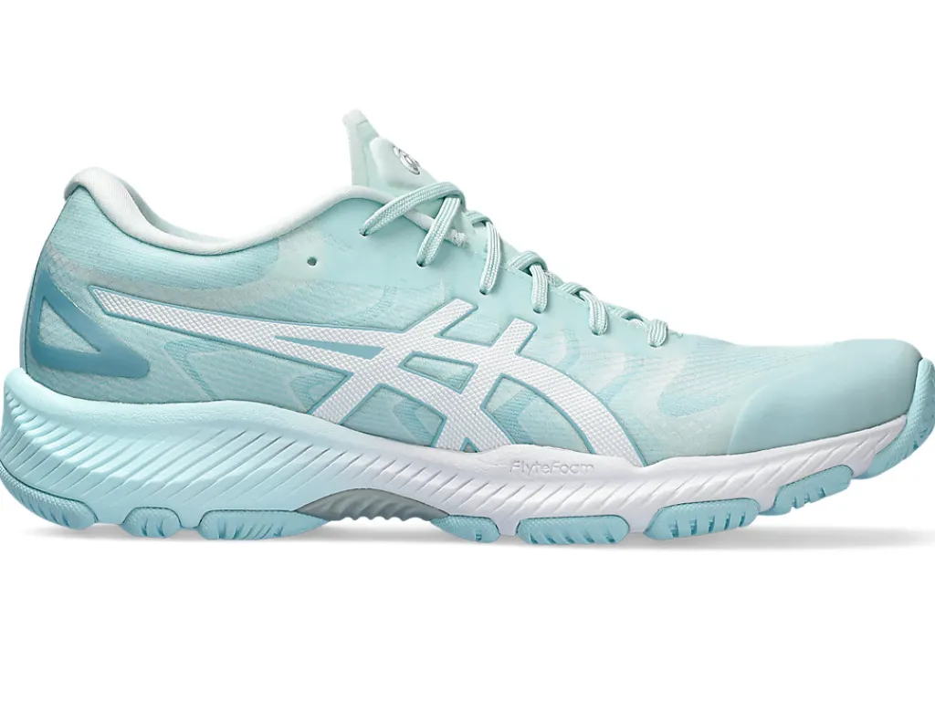 netburner_professionaltra_0.webp ASICS Netbal | Squash & badminton>NETBURNER PROFESSIONAL™ FF 3 Aquamarine/White