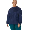ASICS Kleding | Hardlopen>PACKABLE RUN JACKET Blue Expanse