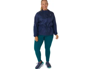 ASICS Kleding | Hardlopen>PACKABLE RUN JACKET Blue Expanse