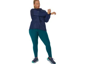 ASICS Kleding | Hardlopen>PACKABLE RUN JACKET Blue Expanse