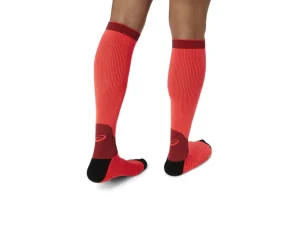 ASICS Hardlopen | Sokken>PERFORMANCE RUN COMPRESSION SOCK Sunrise Red