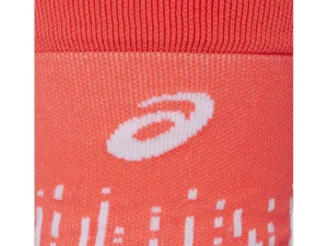 ASICS Sokken | Accessoires>PERFORMANCE RUN SOCK CREW Sunrise Red/Brilliant White