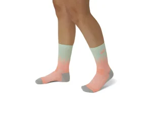 ASICS Kleding | Sokken>PERFORMANCE RUN SOCK CREW Bright Sunstone/Mint Tint