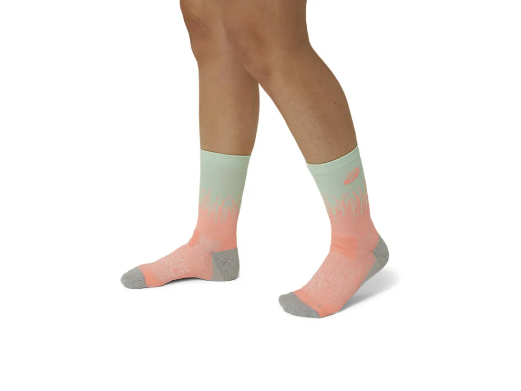 performance_run_sock_crew_4-7.webp ASICS Kleding | Sokken>PERFORMANCE RUN SOCK CREW Bright Sunstone/Mint Tint