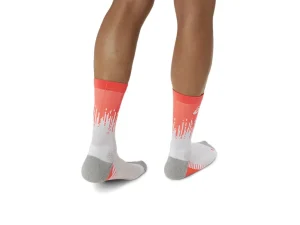 ASICS Sokken | Accessoires>PERFORMANCE RUN SOCK CREW Sunrise Red/Brilliant White