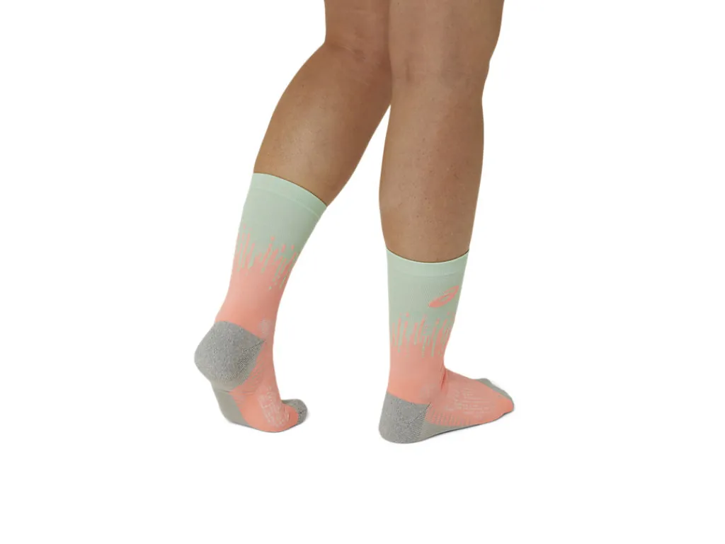 performance_run_sock_crew_5-7.webp ASICS Kleding | Sokken>PERFORMANCE RUN SOCK CREW Bright Sunstone/Mint Tint